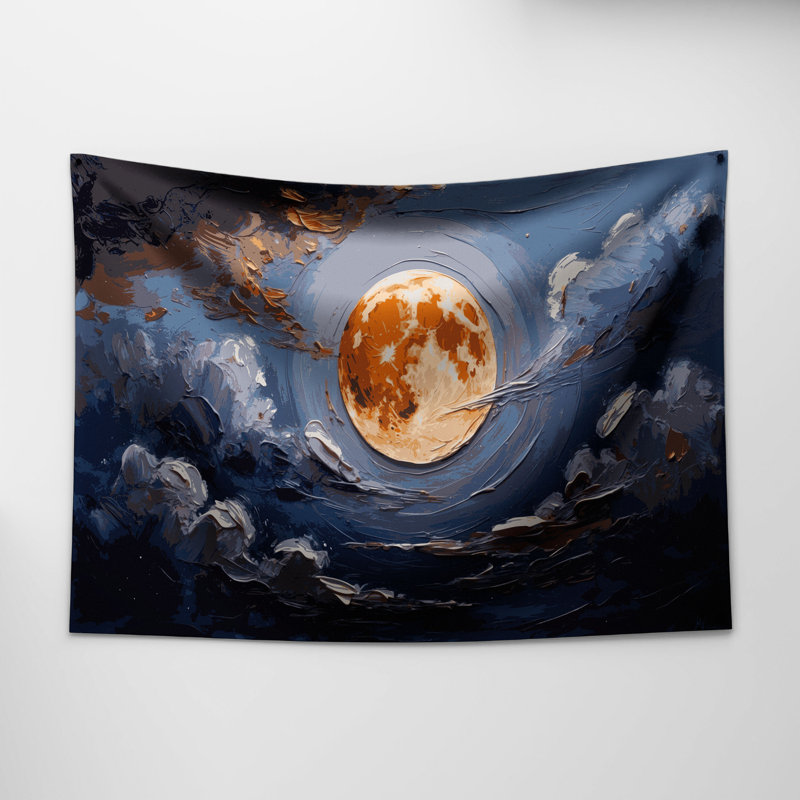 Tapisserie murale «Thanksgiving Harvest Moon Imery», 88 po x 104 po