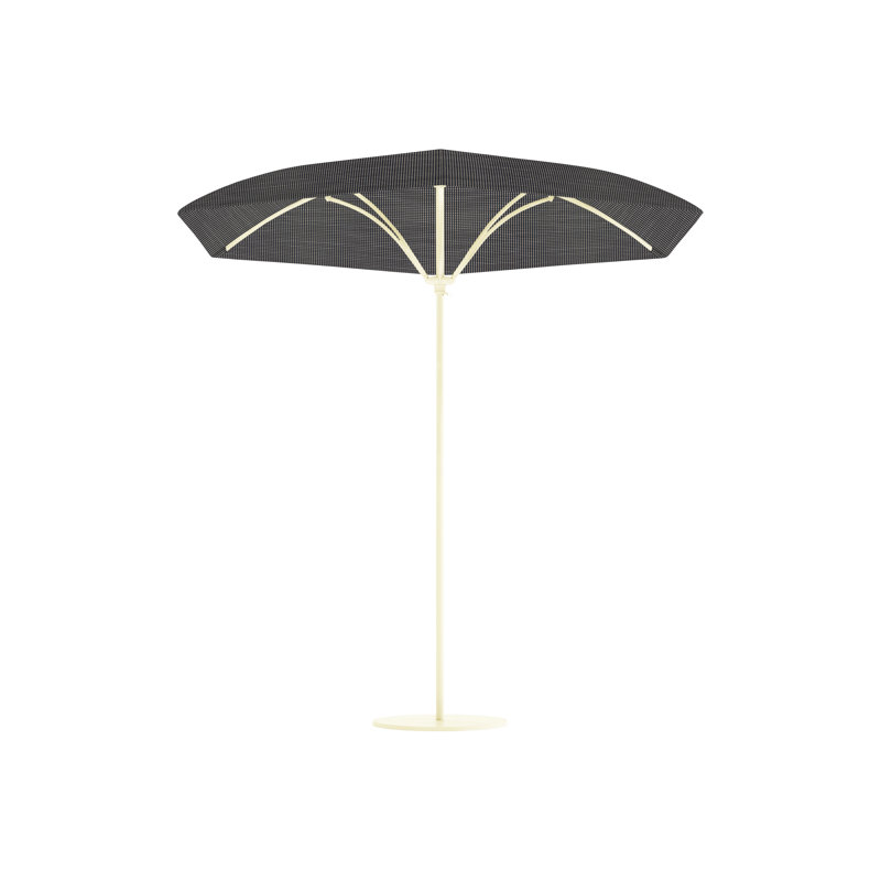 Parasol de marché Trace 9 pi 2 po, Ouverture manuelle, Parchemin, Rincon