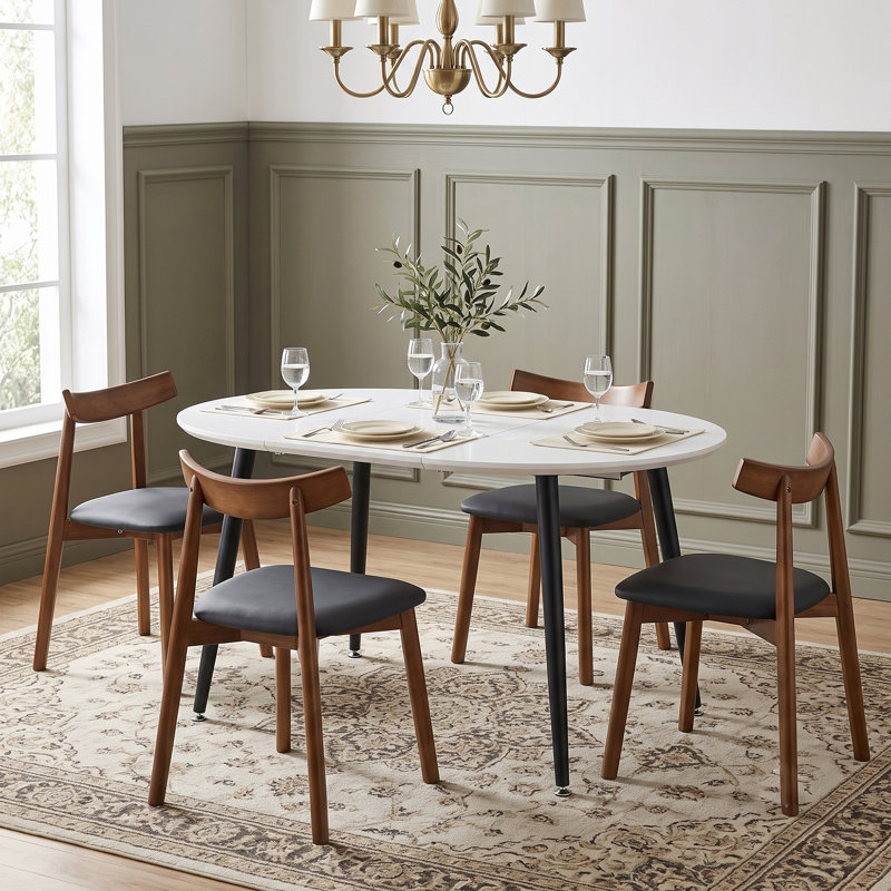 Ensemble de table de salle à manger moderne (doit inclure à la fois la table et la chaise), cuisine en panneau de fibres à densité moyenne