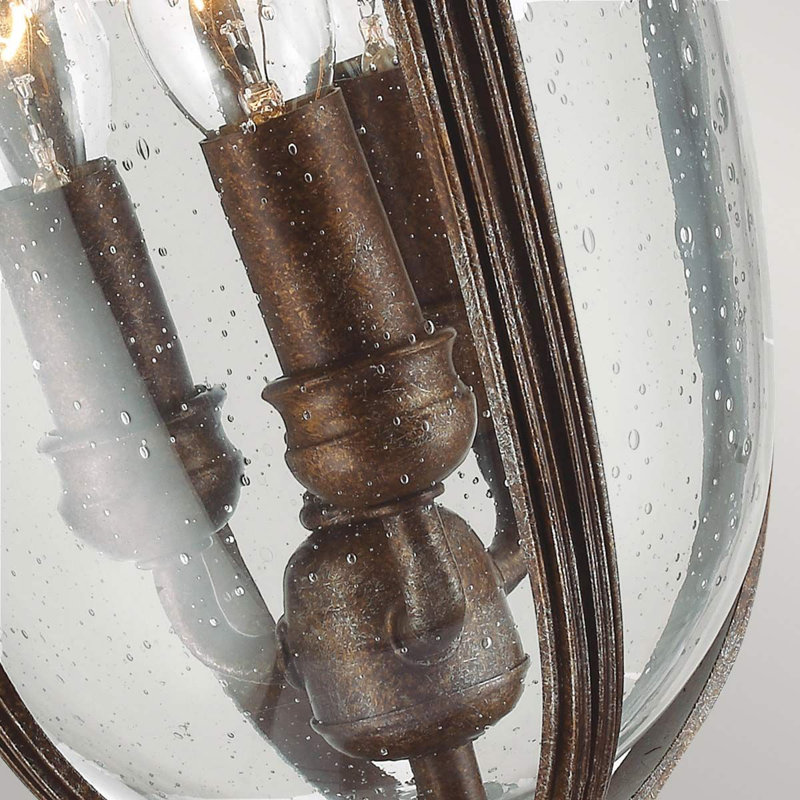 Seeded Pier Mount Light, Medium, British Bronze