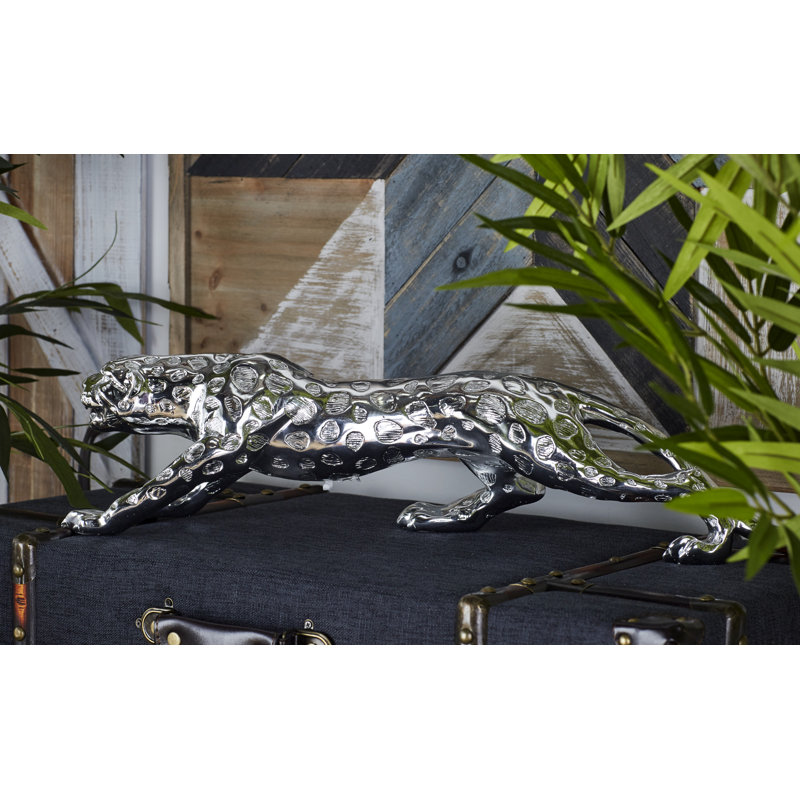Polystone Leopard Figurine