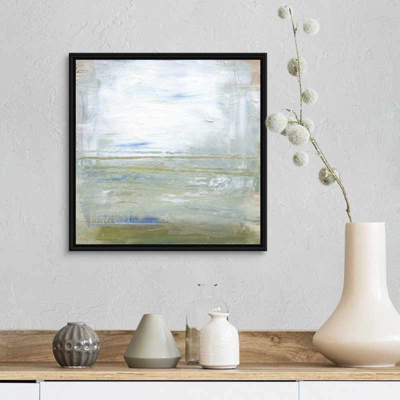 «Off the Coast Ii» par Linda Davey, reproduction sur toile, H 18 po x l 18 po x P 1,75 po, Cadre noir