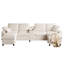 6 Seater Corduroy Sofa-1379565294
