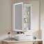 50mm W 70mm H Frameless Medicine Cabinet Mirror Fixed