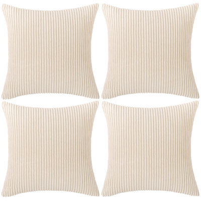 Housse de coussin à rayures
