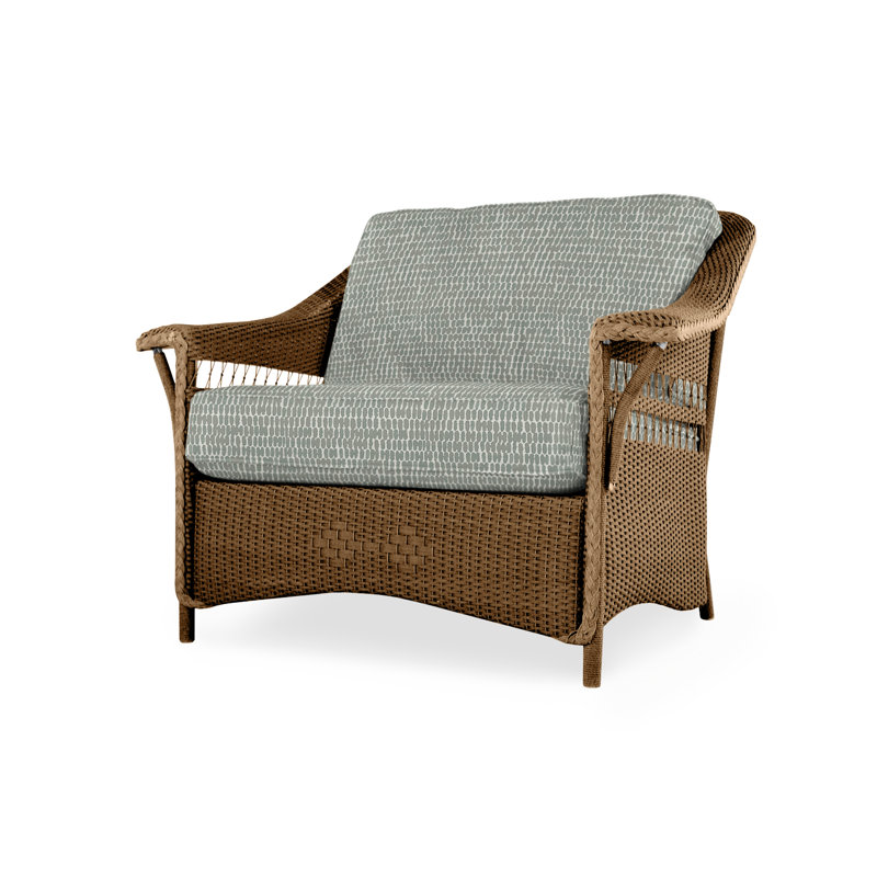 Nantucket Outdoor Lounge Chair, Plume Spring, Bark