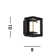 Kaelan Mild Steel LED Flush Mounted Sconce