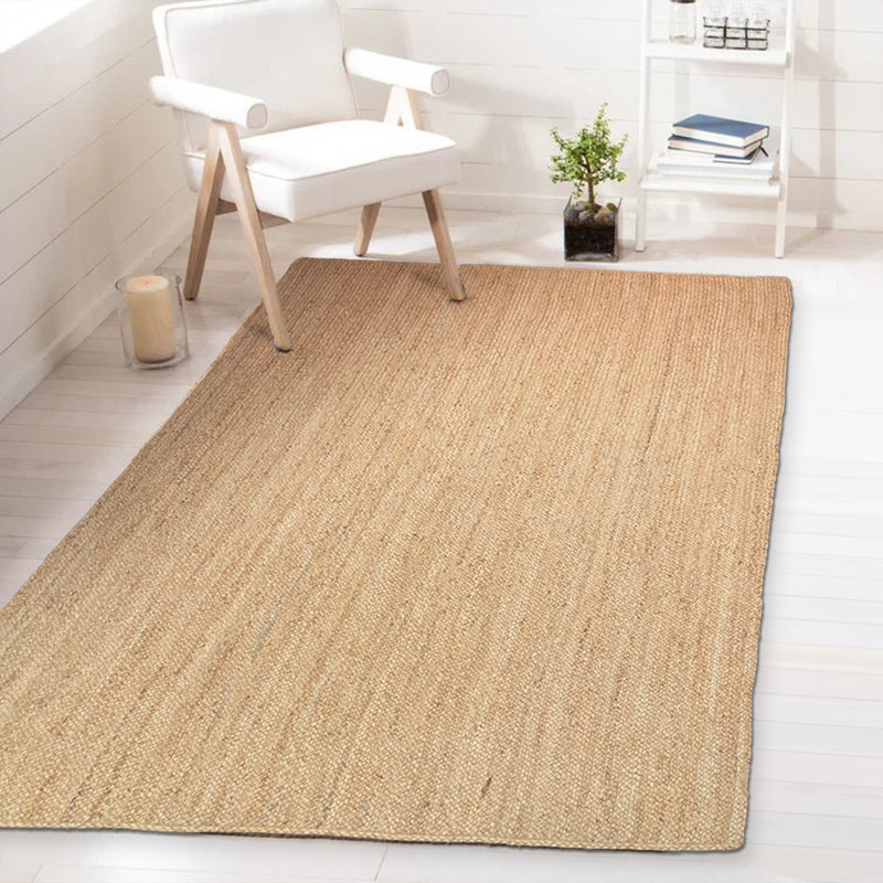 Tapis naturel tressé à la main, Rectangle 9 pi x 12 pi