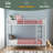 Twin Over Twin Metal Bunk Bed-503669965