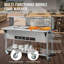 Chauffe-plat commercial à 4 casseroles VEVOR, table de cuisson électrique 4 x 20,6 pte