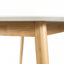 Ensemble de table de salle à manger 5 pièces avec 4 chaises rembourrées en bois massif-1730964560