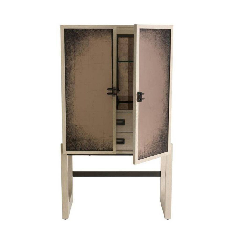 Jermaine Solid Wood Bar Cabinet