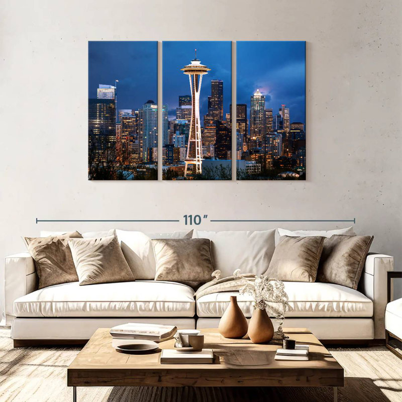 Nicci Space Needle Seattle, 48" H x 74" W