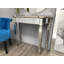 Sandy 90cm Glass Top Console Table
