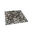 Terraforma 24 po x 24 po Carreau de sol et de mur grand format en poli noir de jais (15,5 pieds carrés / caisse) - paquet de 4