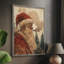 «Christmas Holiday Art DCxxxi», reproduction d'art encadrée - bois massif-410909776