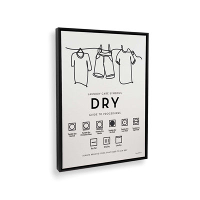 «Dry Guide to Procures» par impression d'art à lettres et doublée