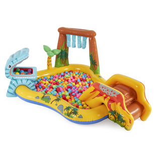 Piscine gonflable pour enfants avec aire de jeux pour enfants Intex