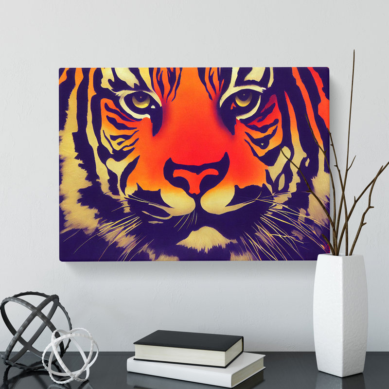 The Stupendous Tiger - Wrapped Canvas, 50cm H x 76cm W x 3cm D