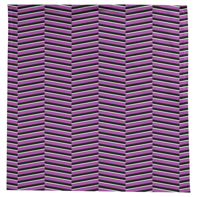 Rayures fracturées Nappe, Violet