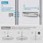 Adhesive Stainless Steel Shower Caddy-717206477