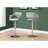 Grey Bar Stool With Adjustable Function And Stable Metal Support Modern In Base