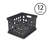 Sterilite Stackable Sturdy Storage Crate Organizer Bins with Handles-62068049