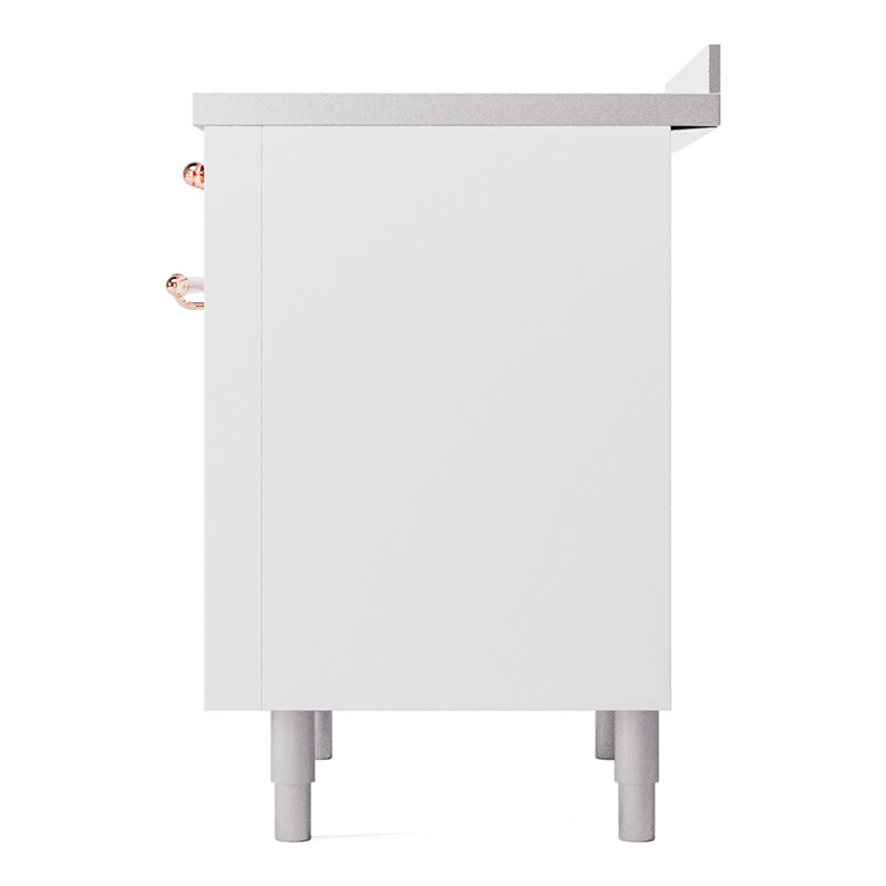 ILVE Nostalgie II 36 in Induction Range, White/Copper