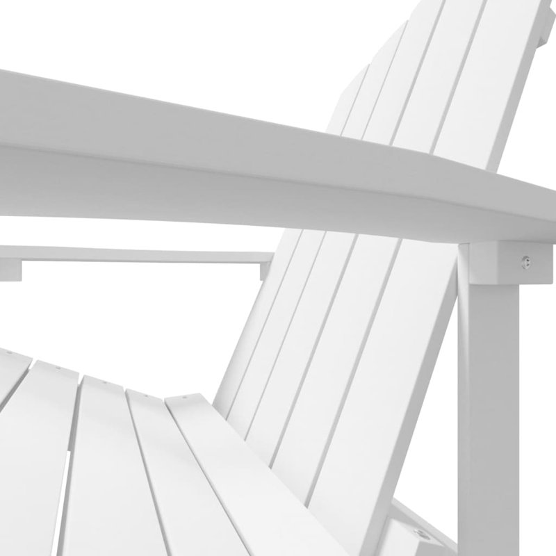 Lunado Outdoor Adirondack Chair, White