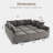 Kandle Velvet Upholstered Modular Sectional-800582855