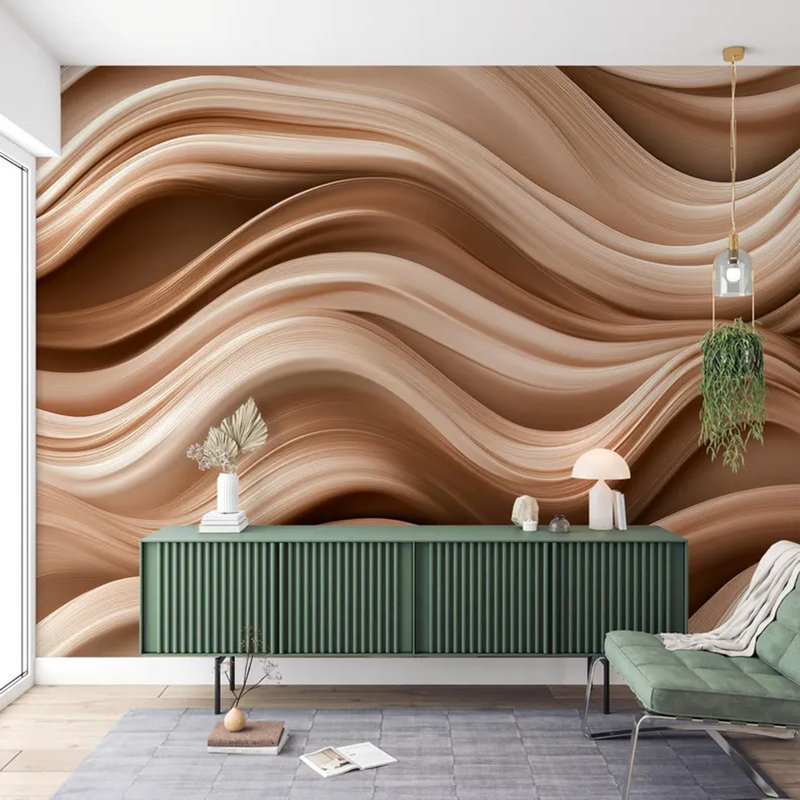 Caramel Flow Texture, 105.96" L x 138" W