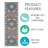Ashbury Trellis Vibrant and Soft Non -Slip Indoor 9" x 28" Stair Tread-1034565401