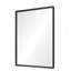 Miroir de salle de bain de 40 po x 30 po noir brillant pour miroir mural rectangulaire de salle de bain-279683875