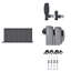 iBathUK Princia Horizontal Single Oval Panel Radiator Angled Valve-1326598246-1326598245