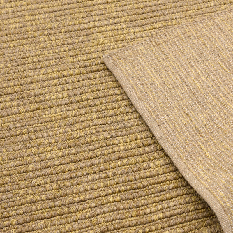 Holladay Jute Hand-Woven Tan Brown Area Rug, Rectangle 160 x 230cm