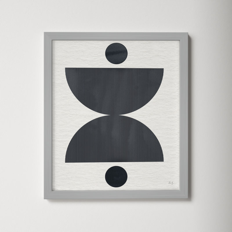 Eclipse II by Susan Jill, Matte Silver Framed, 15" H x 13" W x 0.75" D