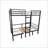 Full Size Metal Loft Bed with Transformable Table Set &amp; Storage Drawers - Convertible Bunk Bed-79357349
