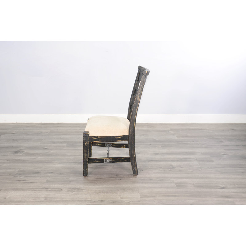 Chaise d'appoint Chelly, Sable noir, Noir