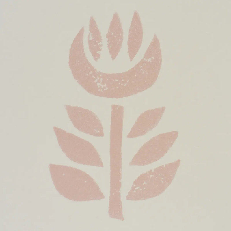 Papier peint Rosenborg, Rose