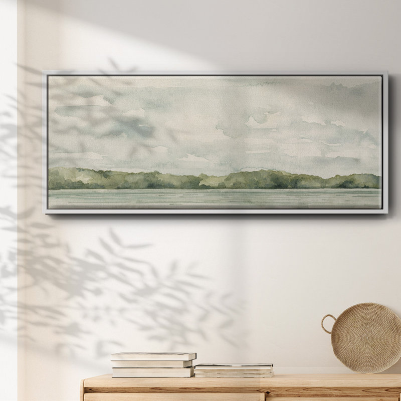 Riverside Views II- Framed Canvas