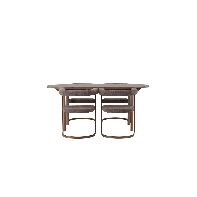 Damondre 4 - Person Dining Set