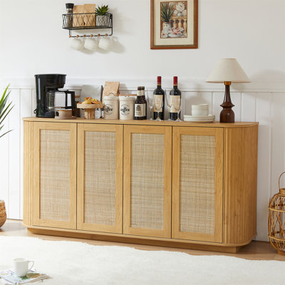 64-Inch Wave Shaped TV Stand