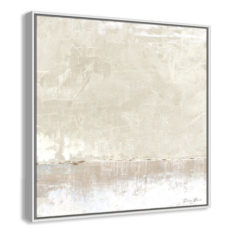 Delevan Better Days - reproduction de cadre flottant sur toile, H 31,5 po x l 31,5 po, Blanc