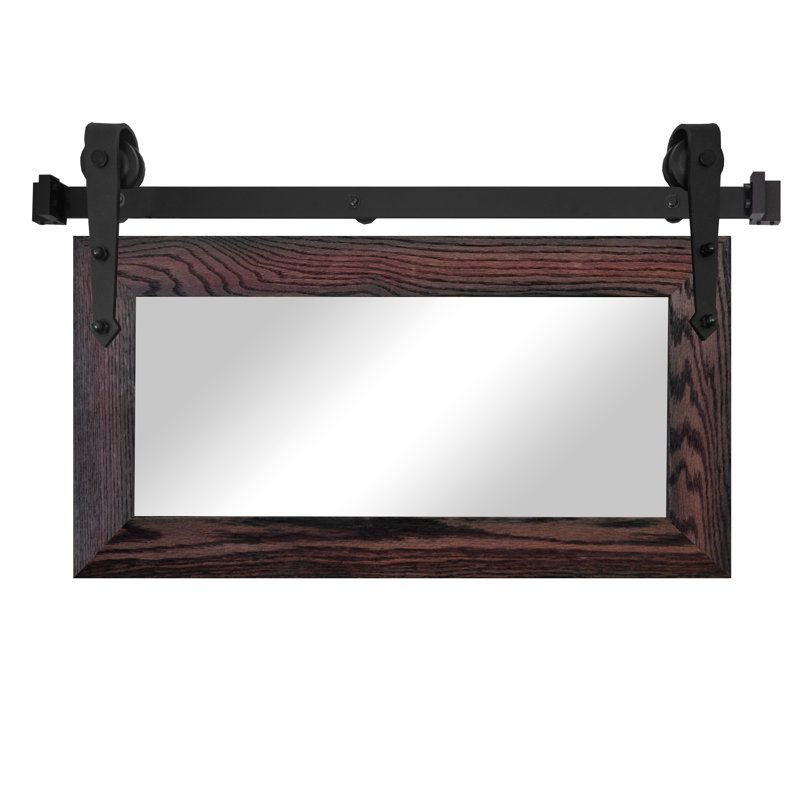 Miroir Manoil, Cerise noir, 22 po x 33 po