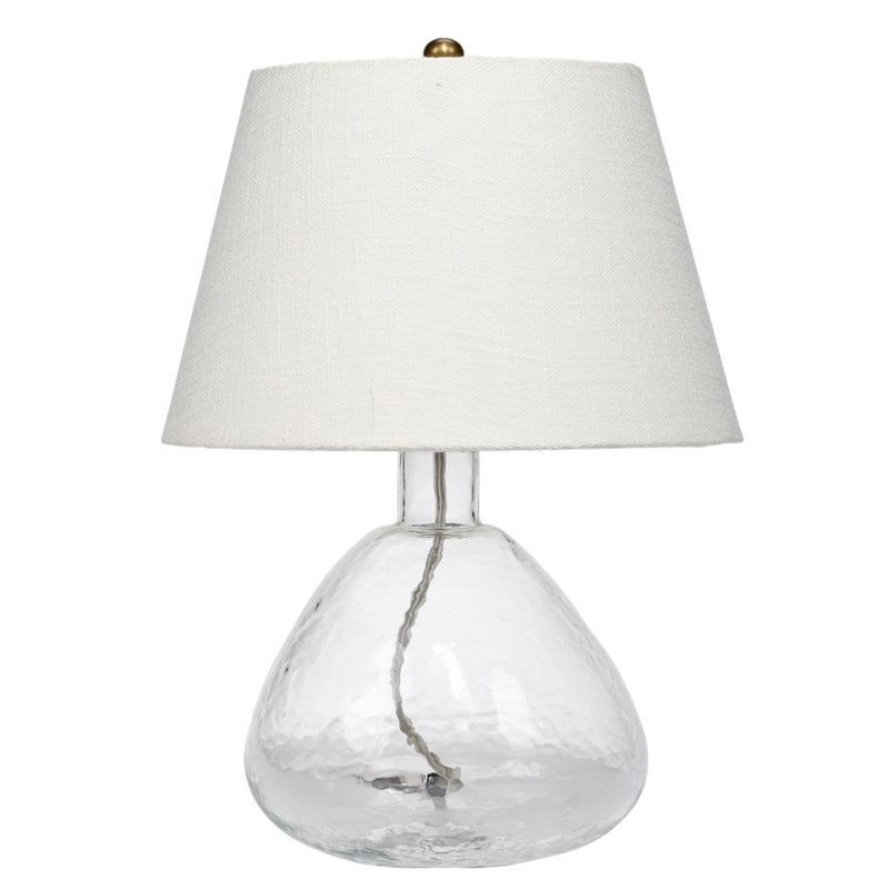 Jowers Glass Table Lamp, Clear