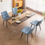 Chaise d'appoint sans accoudoirs moderne avec dossier en métal et pieds en métal-784024239