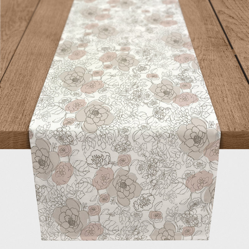 Rectangular Table Runner, 72" x 16", White