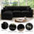 Cloud Couch Modular Sectional Sofa, Deep Seat Convertible Modular Couches For Living Room, Modern Comfy Down Filled Soft Cloud Sectional Sofa With Movable Ottoman-1992413837-1992413835