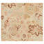 Wool Floral Area Rug in Sand-724527187
