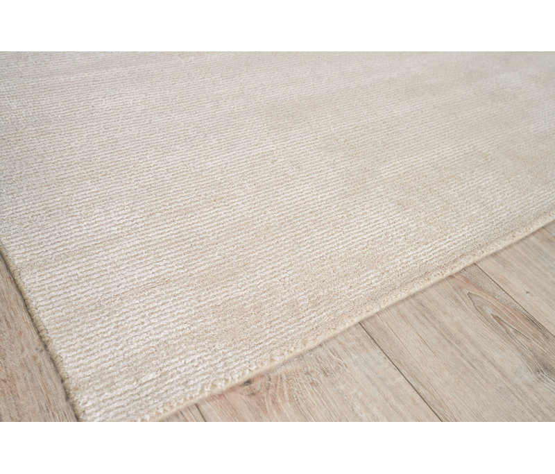 Demani Wool Chevron Area Rug in Straw, Rectangle 10' x 14'